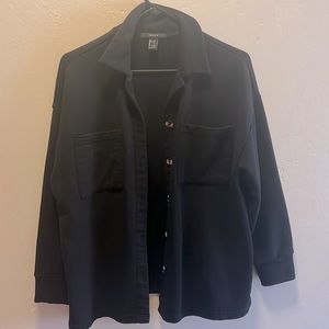 Black Oversized Shacket